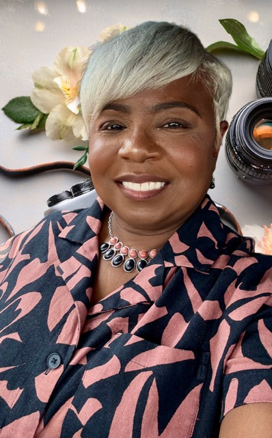 Sherry Washington smiling, founder of SLAE Photography